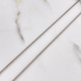 Cadena Franco 1.85gr / 45cm / 1mm Oro Blanco +4 $