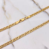 Cadena Escalera 11.25gr / 60cm / 4mm Oro Amarillo +3