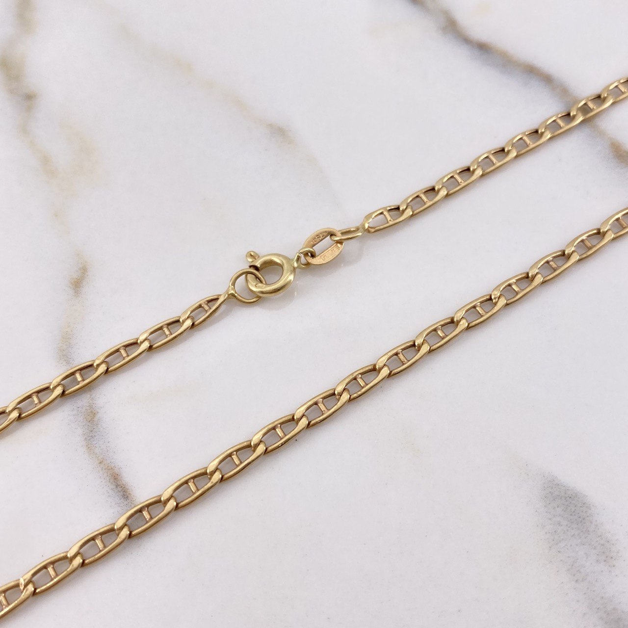 Cadena Escalera 6.85gr / 60cm / 3mm Oro Amarillo +3 $