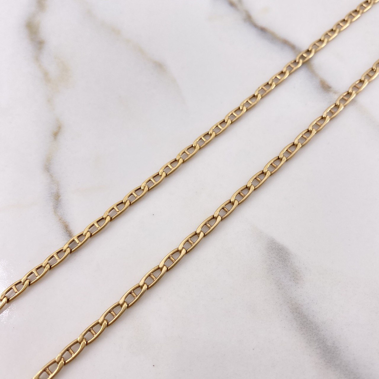 Cadena Escalera 6.85gr / 60cm / 3mm Oro Amarillo +3 $