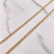 Cadena Escalera 6.85gr / 60cm / 3mm Oro Amarillo +3 $