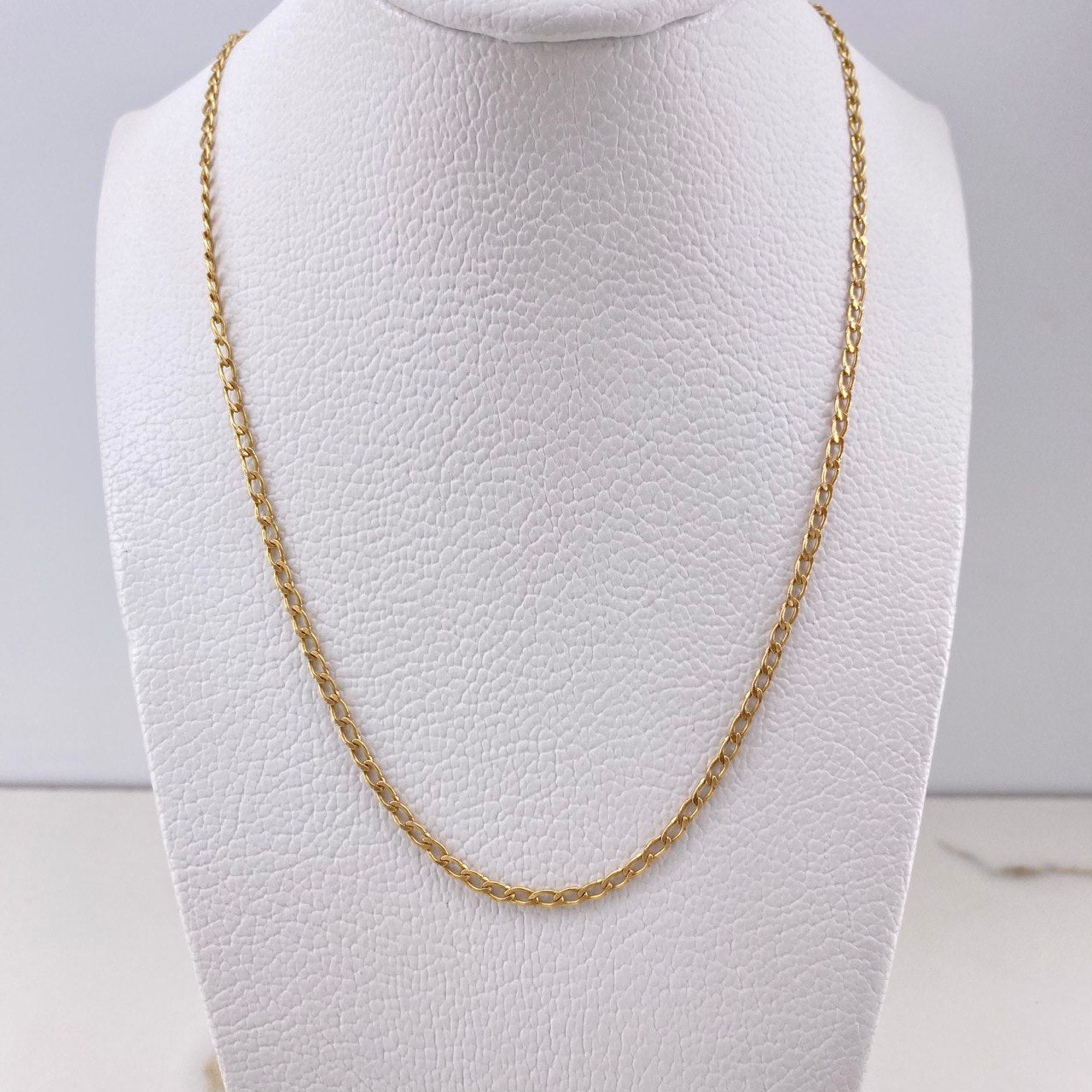 Cadena Espiga 5.35gr / 60cm / 2mm Oro Amarillo +3 $