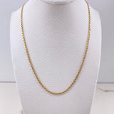 Cadena Espiga 5.35gr / 60cm / 2mm Oro Amarillo +3 $