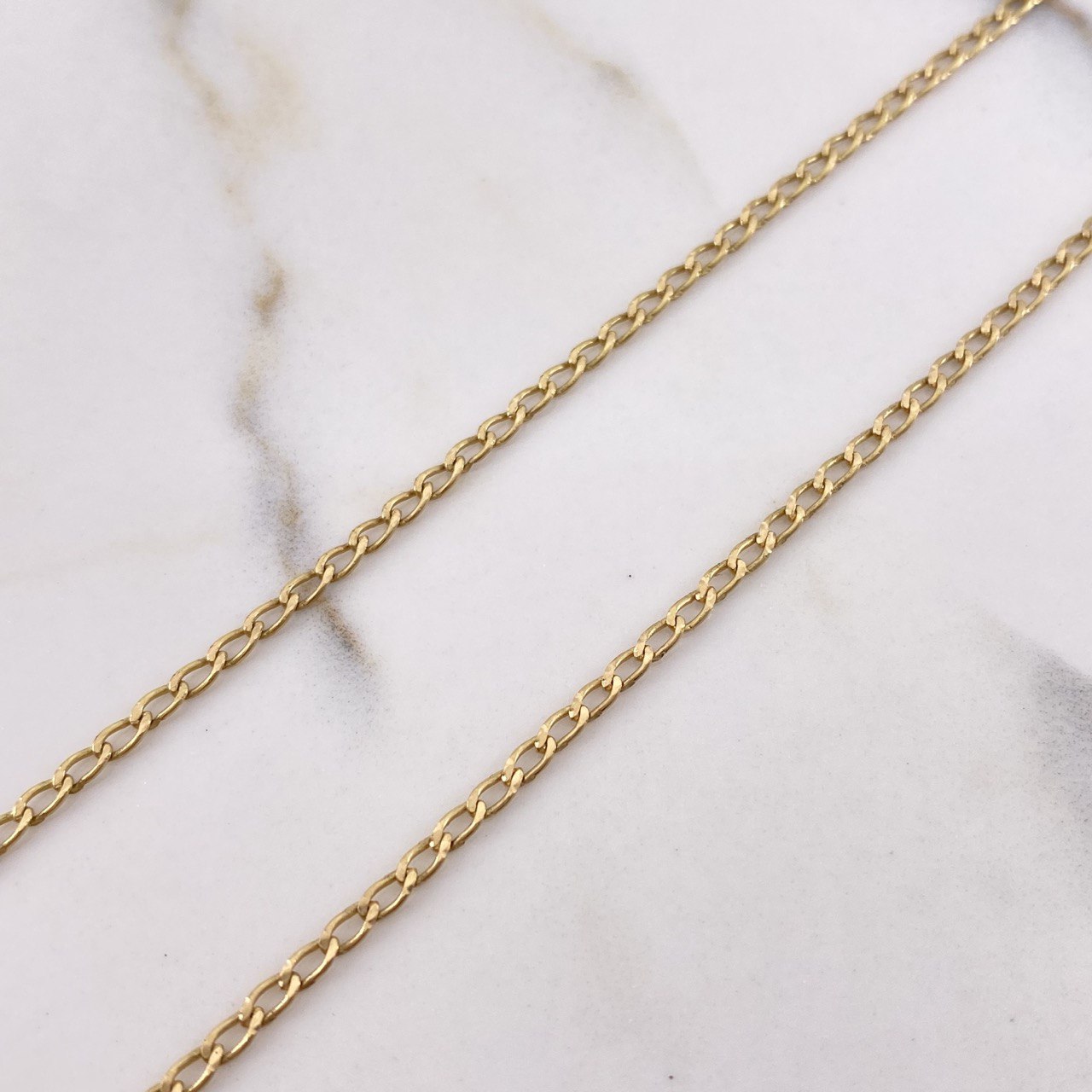 Cadena Espiga 5.35gr / 60cm / 2mm Oro Amarillo +3 $