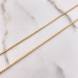 Cadena Veneciana 5.05gr / 45cm / 1mm Oro Amarillo +3 $