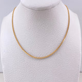 Cadena Veneciana 5.05gr / 45cm / 1mm Oro Amarillo +3 $