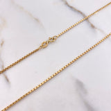 Cadena Veneciana 5.05gr / 45cm / 1mm Oro Amarillo +3 $