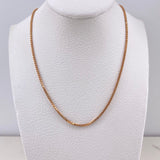 Cadena Veneciana 7.55gr / 50cm / 1.5mm  Oro Rosa +3