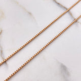 Cadena Veneciana 7.55gr / 50cm / 1.5mm  Oro Rosa +3
