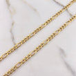 Cadena Figaro 8.15gr / 50cm / 4mm Oro Amarillo +0 $