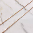 Cadena Veneciana 11.6gr / 50cm / 3mm Dos Oros Blanco Rosa +3 $