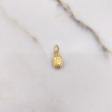 Dije Virgen Milagrosa 0.35gr / 1.3cm / Troquelado Oro Amarillo &