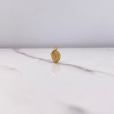 Dije Virgen Milagrosa 0.35gr / 1.3cm / Troquelado Oro Amarillo &