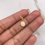 Dije Virgen Milagrosa 0.6gr / 1.4cm / Troquelado Oro Amarillo &