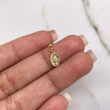 Dije Virgen Milagrosa 0.3gr / 1.3cm / Troquelado Oro Amarillo &