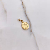 Dije Virgen Del Carmen 0.55gr / 1.8cm / Troquelado Oro Amarillo &