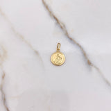 Dije Virgen Del Carmen 0.55gr / 1.8cm / Troquelado Oro Amarillo &