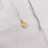 Dije Virgen Milagrosa 0.35gr / 1.5cm / Troquelado Oro Amarillo &