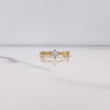Anillo Solitario Olivo 1.55gr / T7 / Circon Blanco Oro Amarillo $