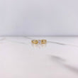 Anillo Solitario 1.8gr / T6 1/4 / Circones Blancos Oro Amarillo &