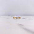 Anillo Solitario Churumbela 1.9gr / T6 1/4 / Circones Blancos Oro Amarillo &