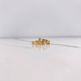 Candongas Tornillo 3gr / 1.1cm / Lisos Oro Amarillo &