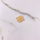 Herraje San Benito 1.35gr / 1.9cm / Plano Oro Amarillo &