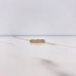 Anillo Churumbela 1.35gr / T6 1/4 / Circones Blancos Oro Amarillo $
