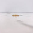 Anillo Fe 1.2gr / T9 / Circones Blancos Oro Amarillo $