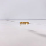 Anillo Fe 1.2gr / T9 / Circones Blancos Oro Amarillo $