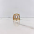 Anillo Familia 7gr / T7 / Circones Blancos Tres Oros &