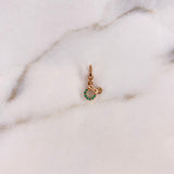 Dije Minnie Mouse 0.3gr / 1.5cm / Circones Verdes Oro Rosa $
