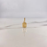 Dije Marco Letra T 0.35gr / 1.5cm / Liso Oro Amarillo $