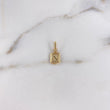 Dije Marco Letra N 0.4gr / 1.5cm / Liso Oro Amarillo $