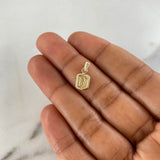 Dije Marco Letra H 0.4gr / 1.5cm / Liso Oro Amarillo $