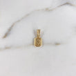 Dije Marco Letra H 0.4gr / 1.5cm / Liso Oro Amarillo $