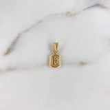 Dije Marco Letra H 0.4gr / 1.5cm / Liso Oro Amarillo $