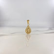 Dije Gota Letra I 0.55gr / 2.5cm / Oro Amarillo $