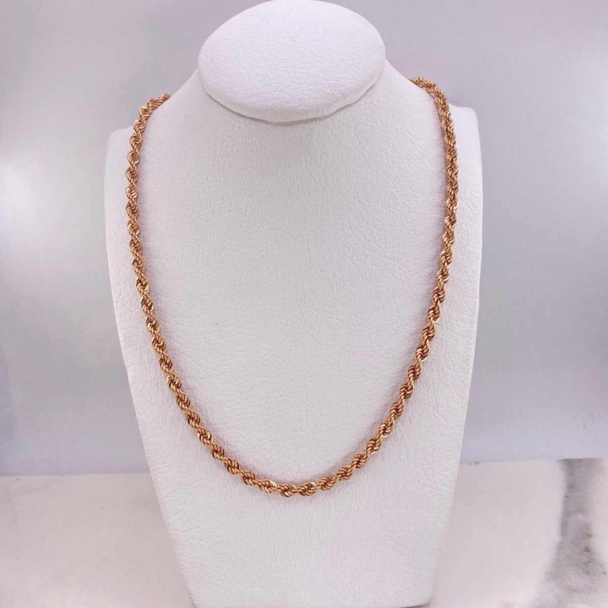 Cadena Lazo 8.3gr / 60cm / 3.3mm Oro Rosa +3 $