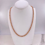 Cadena Lazo 8.3gr / 60cm / 3.3mm Oro Rosa +3 $