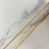 Cadena Lazo 3.65gr / 60cm / 1.95mm Oro Amarillo +3 $