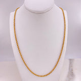Cadena Lazo 3.65gr / 60cm / 1.95mm Oro Amarillo +3 $