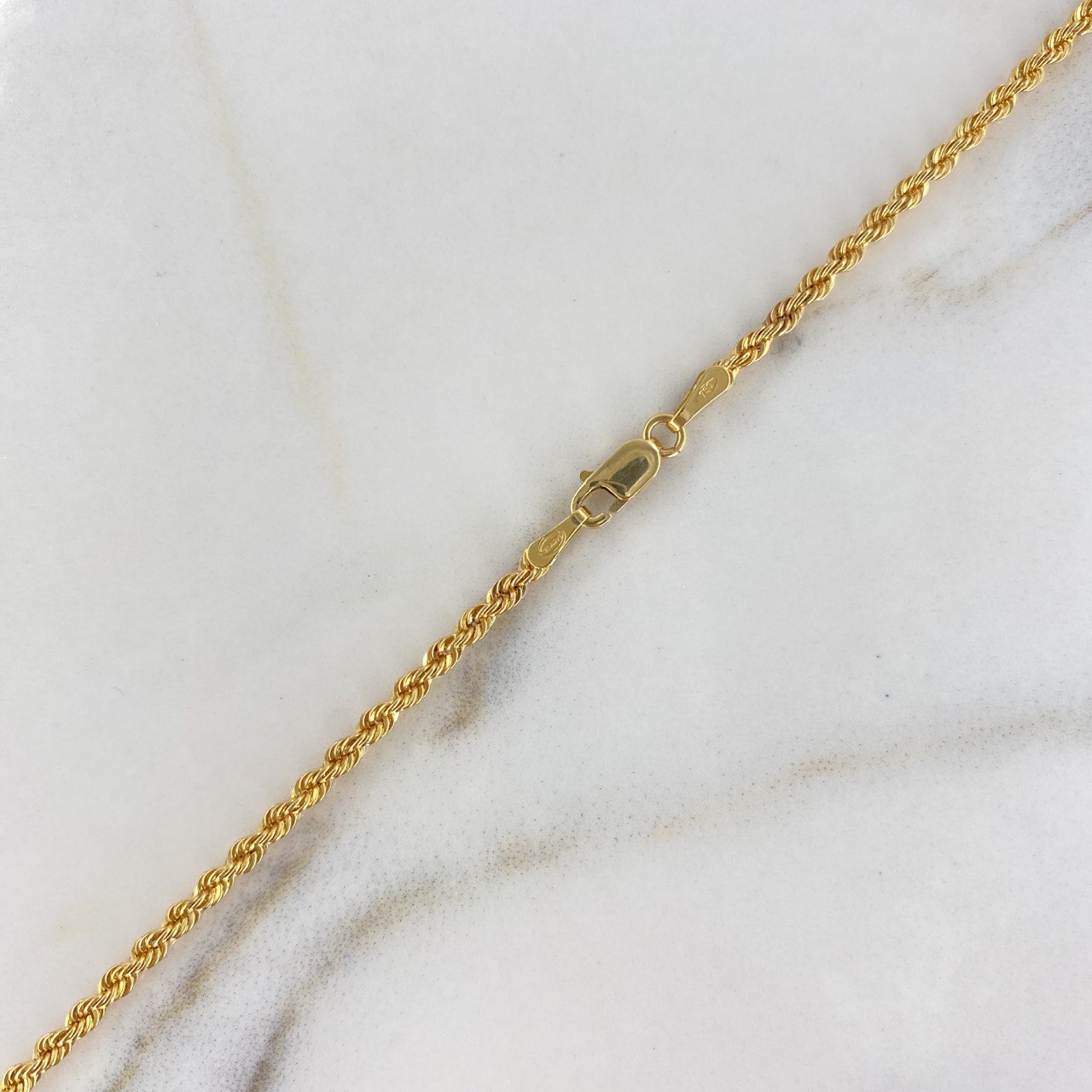 Cadena Lazo 3.65gr / 60cm / 1.95mm Oro Amarillo +3 $