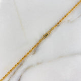 Cadena Lazo 3.65gr / 60cm / 1.95mm Oro Amarillo +3 $