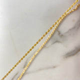 Cadena Lazo 4.1gr / 65cm / 1.85mm Oro Amarillo +3 $