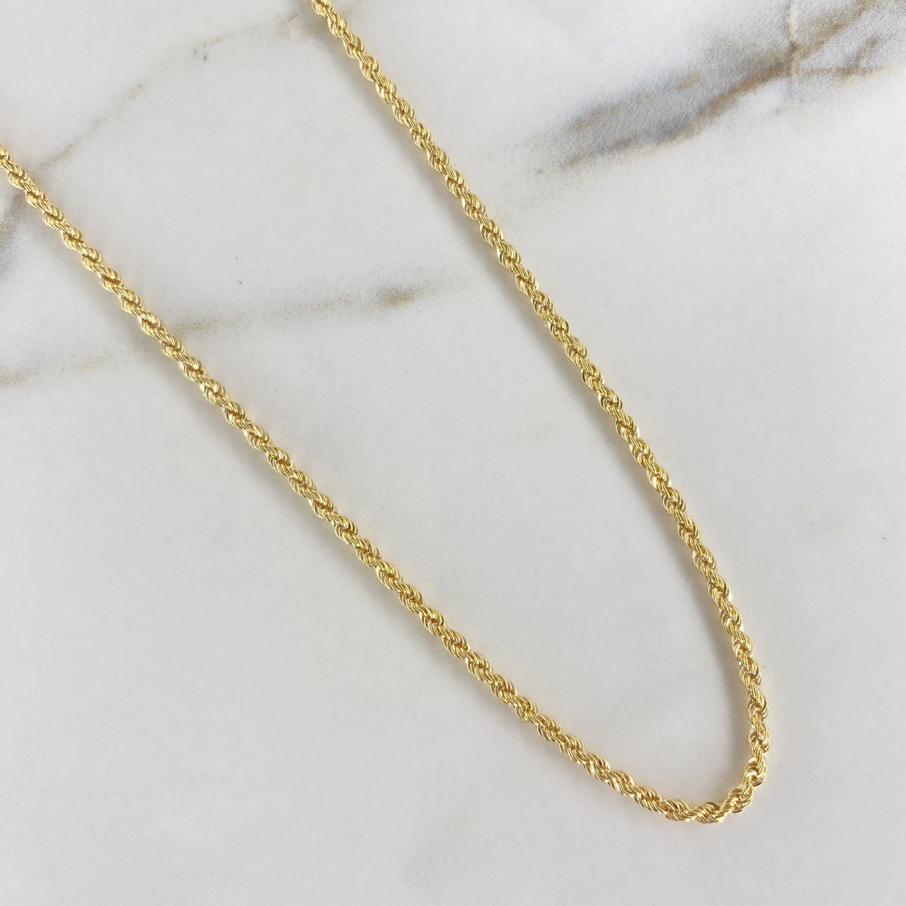 Cadena Lazo 4.1gr / 65cm / 1.85mm Oro Amarillo +3 $