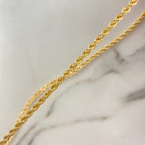 Cadena Lazo 7.45gr / 60cm / 3.1mm Oro Amarillo +3 $
