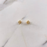 Topos Cruz 0.4gr / Relieve Oro Amarillo &