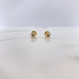 Topos Flor 0.55gr / Circones Blancos Verdes Oro Amarillo &