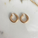Candongas Mary 4.1gr / 2.5cm / Oro Rosa &